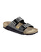 Adjustable Natural Leather Sandals with Arch Support - 39 EU