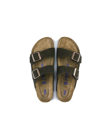 Soft Footbed Leather Sandals with Adjustable Straps - 41 EU