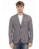 Classic Button Closure Jacket with Front Pockets 50 IT Men