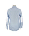 Blue Striped Cotton Shirt with Long Sleeves S Men