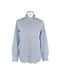 Blue Striped Cotton Shirt with Long Sleeves XL Men
