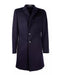Loro Piana Mens Dark Blue Coat with Button Closure and Slanted Pockets 50 IT Men