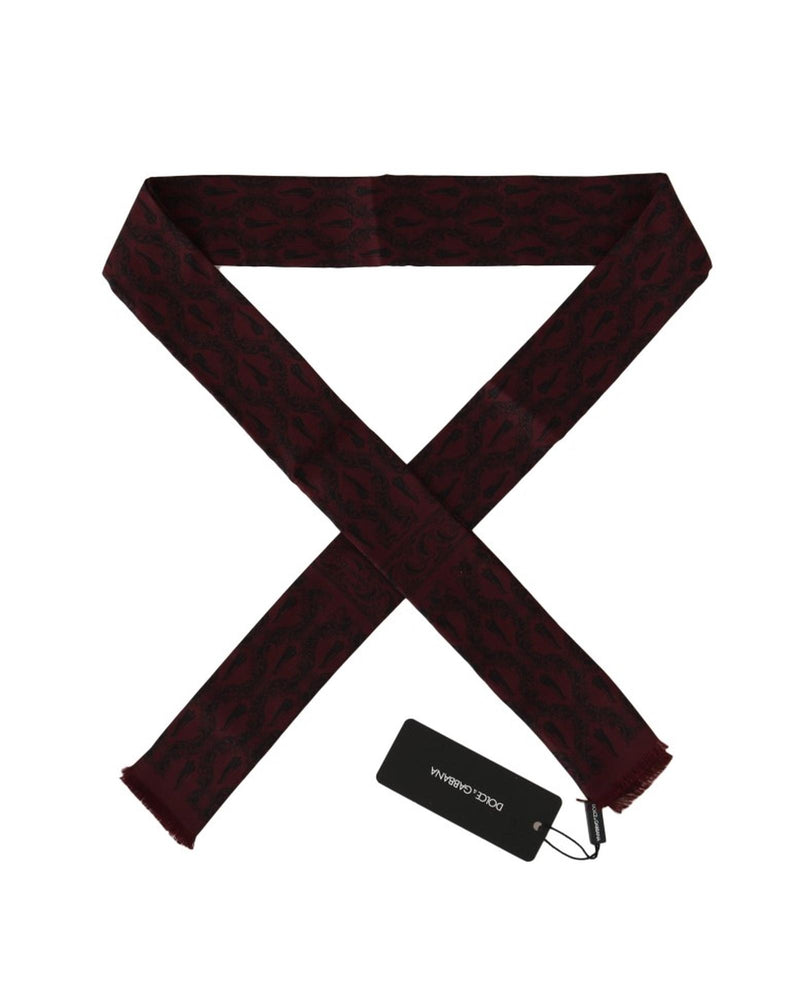 100% Silk Dolce &amp; Gabbana Tie Scarf Wrap One Size Men