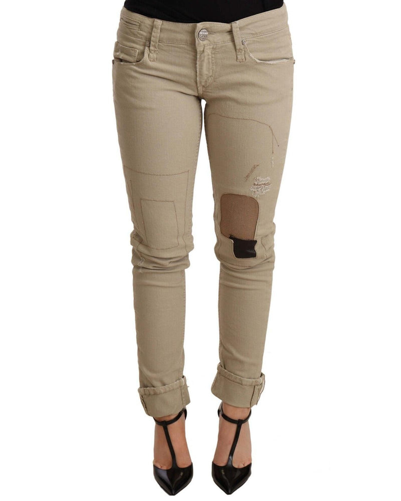 Authentic ACHT Denim Cotton Slim Fit Folded Hem Jeans W25 US Women