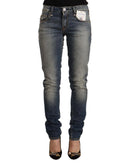 Authentic ACHT Skinny Jeans with Logo Details W26 US Women