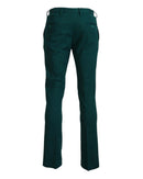 Brand New BENCIVENGA Green Cotton Pants 46 IT Men