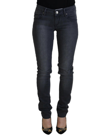 Authentic ACHT Skinny Jeans with Logo Details W26 US Women