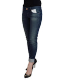 Authentic ACHT Slim Fit Denim Jeans with Logo Details W26 US Women