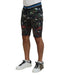 Black Volcano Print Knee Length Shorts by Dolce &amp; Gabbana 44 IT Men