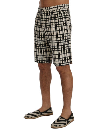 Authentic Dolce & Gabbana Casual Striped Shorts 46 IT Men