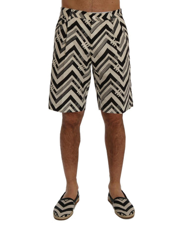 Dolce & Gabbana Casual Striped Shorts 54 IT Men