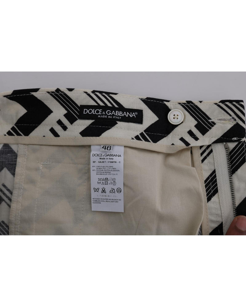 Dolce &amp; Gabbana Casual Striped Shorts 52 IT Men