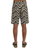 Dolce &amp; Gabbana Casual Striped Shorts 44 IT Men