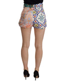 Authentic Dolce &amp; Gabbana High Waist Hot Pants Shorts 38 IT Women