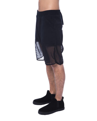 Short Transparent Textil Logo Shorts XL Men