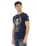 Short Sleeve T-shirt with Front Print XL Men