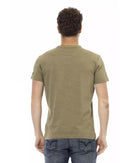 Short Sleeve T-shirt with Front Print M Men