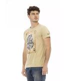 Short Sleeve T-shirt with Front Print 3XL Men