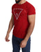 Authentic Guess Red Cotton Stretch T-shirt XL Men