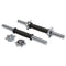 1 Pair Olympic Dumbell Handles w Collars Bicep Curl Weight Training Exercise Gym