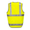3x HUSKI Hi Vis Patrol Vest 3M Tape Safety Workwear High Visibility Bulk - Yellow - XL