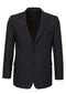 Mens Single Breasted 2 Button Suit Jacket Work Business - Pin Striped - Charcoal - 107