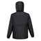 HUSKI STRATUS RAIN JACKET Waterproof Workwear Concealed Hood Windproof Packable - Black - L