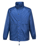 HUSKI STRATUS RAIN JACKET Waterproof Workwear Concealed Hood Windproof Packable - Cobalt - 4XL