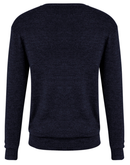 Mens Advatex Varesa Wool Pullover Jumper Cardigan - Navy - L