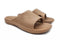 Archline Rebound Orthotic Slides Flip Flop Thongs Slip On Arch Support - Putty - Euro 43