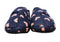 ARCHLINE Orthotic Plus Slippers Closed Scuffs Pain Relief Moccasins - Navy Hearts - EU 39