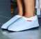 ARCHLINE Orthotic Slippers Closed Scuffs Pain Relief Moccasins - Sky Blue - EUR 42
