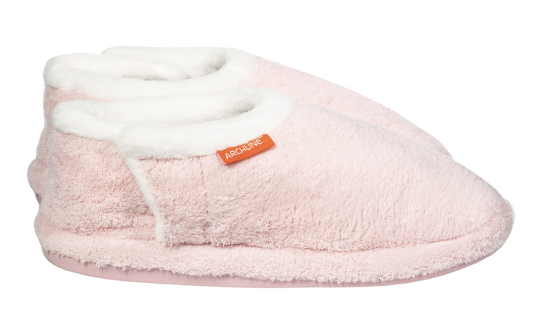ARCHLINE Orthotic Slippers Closed Scuffs Pain Relief Moccasins - Pink - EUR 42