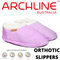 ARCHLINE Orthotic Slippers CLOSED Arch Scuffs Pain Relief Moccasins - Lilac - EU 40