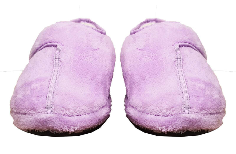 ARCHLINE Orthotic Plus Slippers Closed Scuffs Pain Relief Moccasins - Lilac - EU 35