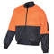 HUSKI 3M Flyer Fully Waterproof Bomber Jacket Hi Vis Work Quilted Lining - Orange - 6XL (132)