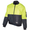 HUSKI 3M Flyer Fully Waterproof Bomber Jacket Hi Vis Work Quilted Lining - Yellow - M (97)