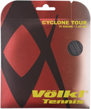 1 Pack Volkl Cyclone Tour 16g/1.30mm Tennis Racquet Strings - Anthracite