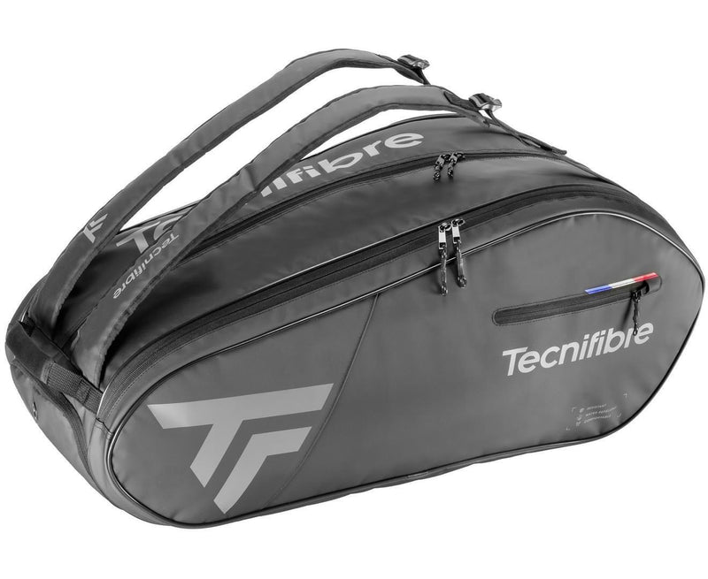Tecnifibre Team Dry 12 Racquet Tennis Bag UV and Water Resistant - Matte Black