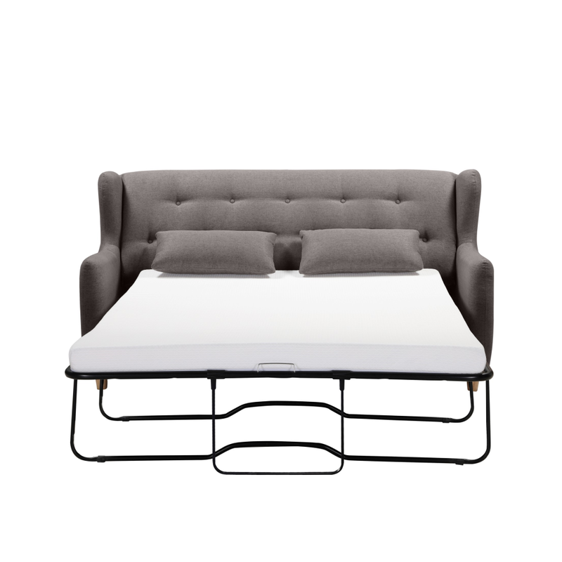 MARQUIS 2 Seater Sofa bed with Separate Foam Mattress-Dark grey