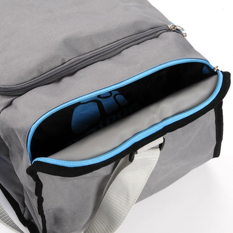 40L Foldable Gym Bag (Grey / Blue)