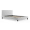 Double PU Leather Bed Frame White