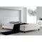 Double PU Leather Bed Frame White
