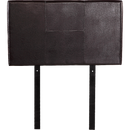 PU Leather Single Bed Headboard Bedhead - Brown