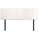 PU Leather King Bed Headboard Bedhead - White
