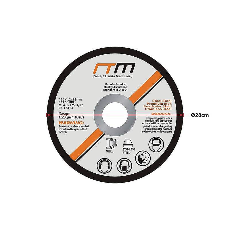 125mm 5" Cutting Disc Wheel for Angle Grinder x25