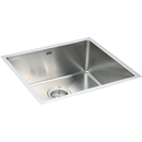 490x440mm Handmade Stainless Steel Undermount / Topmount Kitchen Laundry Sink with Waste