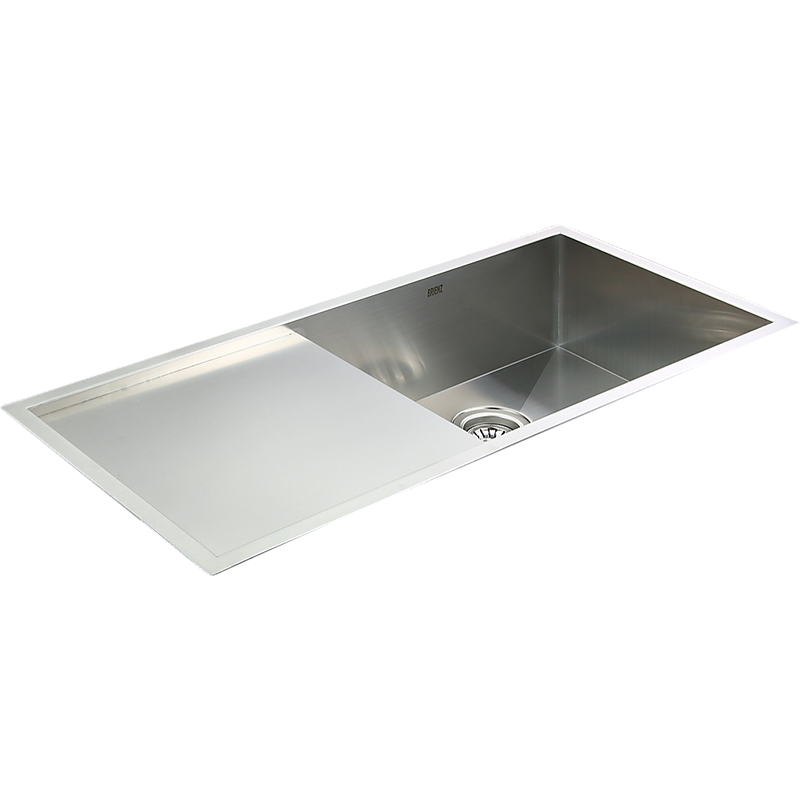 960x450mm Handmade Stainless Steel Undermount / Topmount Kitchen Sink with Waste