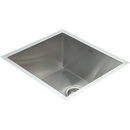 510x450mm Handmade Stainless Steel Undermount / Topmount Kitchen Laundry Sink with Waste