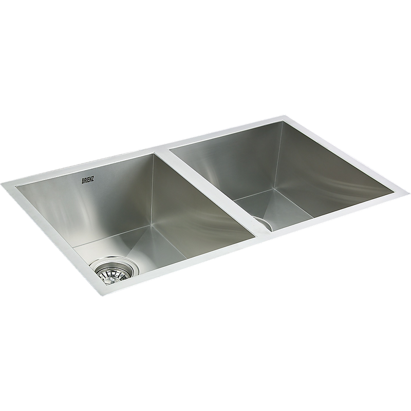 770x450mm Handmade Stainless Steel Undermount / Topmount  Kitchen Sink with Waste